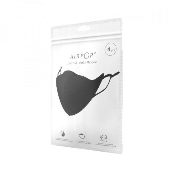 Airpop Light SE Black 4pcs