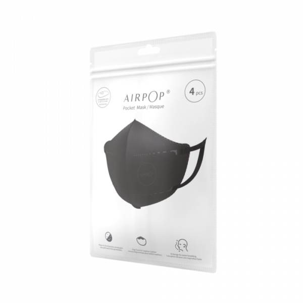 Airpop Pocket Black 4pcs - Image 8