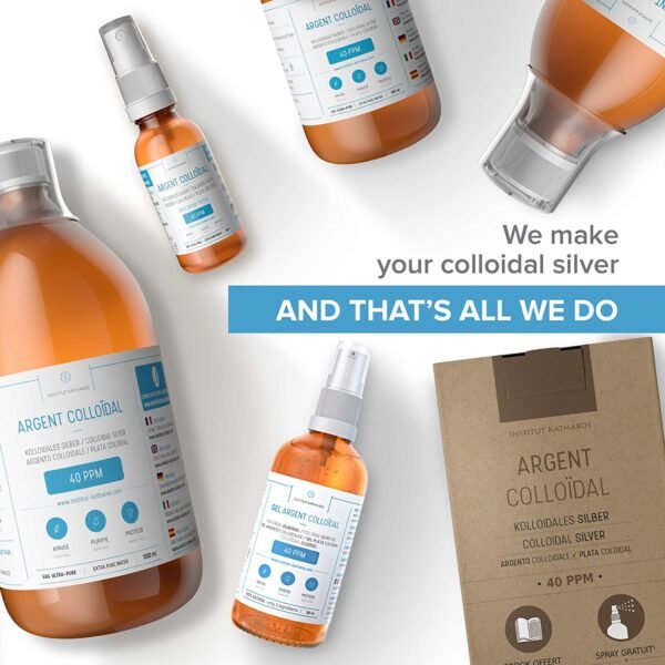 Pure Colloidal Silver Gel 40 PPM